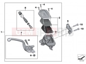 BMW Motorrad BMW 2019 S models S1000 XR (0D03, 0D13) ONTROL ASSEMBLY FITTING