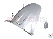 BMW Motorrad BMW 2019 S models S1000 XR (0D03, 0D13) EAR WHEEL COVER