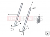 BMW Motorrad BMW 2019 S models S1000 XR (0D03, 0D13) ELESCOPE-FORK 2