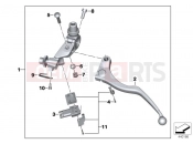 BMW Motorrad BMW 2019 S models S1000 XR (0D03, 0D13) LUTCH CONTROL ASSEMBLY FITTING