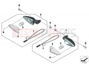 BMW Motorrad BMW 2019 S models S1000 XR (0D03, 0D13) URN SIGNALS, FRONT