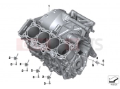 BMW Motorrad BMW 2019 S models S1000 XR (0D03, 0D13) NGINE HOUSING