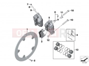 BMW Motorrad BMW 2019 R models R 1250 GS 19 (0J91, 0J93) RONT WHEEL BRAKE