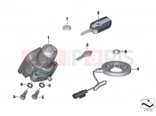BMW Motorrad BMW 2019 R models R 1250 GS 19 (0J91, 0J93) F REMOTE CONTROL LOCKING SYSTEM
