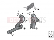 BMW Motorrad BMW 2019 R models R 1250 GS 19 (0J91, 0J93) IL PICKUP PIPE