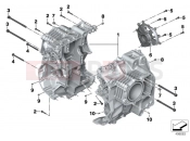 BMW Motorrad BMW 2019 R models R 1250 GS 19 (0J91, 0J93) CREW CONNECTION, ENGINE HOUSING
