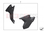 BMW Motorrad BMW 2019 R models R 1250 GS 19 (0J91, 0J93) ET RADIATOR COWLS 