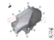 BMW Motorrad BMW 2019 R models R 1250 GS 19 (0J91, 0J93) OVERING FUEL TANK