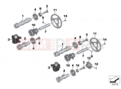 BMW Motorrad BMW 2019 R models R 1250 GS 19 (0J91, 0J93) AMSHAFT CAMSHAFT