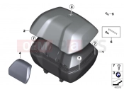 BMW Motorrad BMW 2019 R models R 1250 GS 19 (0J91, 0J93) OP CASE 49L