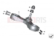 BMW Motorrad BMW 2019 R models R 1250 GS 19 (0J91, 0J93) OWER FORK CROSS BRACE