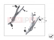 BMW Motorrad BMW 2019 R models R 1250 GS 19 (0J91, 0J93) RAME GUARD 