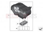 BMW Motorrad BMW 2019 R models R 1250 GS 19 (0J91, 0J93) ED HEADLIGHT - GENERATION II
