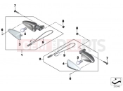 BMW Motorrad BMW 2019 R models R 1250 GS 19 (0J91, 0J93) URN SIGNALS, REAR