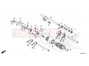 HONDA Africa Twin Adv. Sport DCT ES CRF1100D4M 2021 E-19-1 GEARSHIFT DRUM