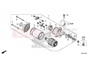 HONDA CB650RAK - CB650R Neo Sports Café 2019 E-13 STARTING MOTOR