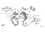 HONDA CB650RAK - CB650R Neo Sports Café 2019 F-1 HEADLIGHT