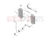YAMAHA YZ 250 F YZ250F (B7BB) 2021 RADIATOR & HOSE