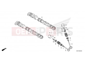 HONDA CB650RAM - CB650R Neo Sports Café 2021 E-3 CAMSHAFT & VALVE