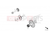 HONDA CB650RAM - CB650R Neo Sports Café 2021 E-9 STARTING DRIVEN GEAR