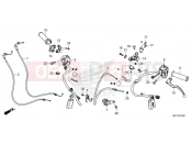 HONDA CB650RAM - CB650R Neo Sports Café 2021 F-4 HANDLE LEVER & SWITCH & CABLE