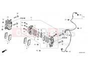 HONDA Africa Twin Adv. Sport DCT CRF1100D2M 2021 F-12 FRONT BRAKE CALIPER