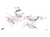 HONDA Africa Twin Adv. Sport ES CRF1100A4M 2021 F-7-10 KNUCKLE GUARD