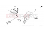 HONDA Africa Twin Adv. Sport ES CRF1100A4M 2021 F-36 TAILLIGHT & LICENSE LIGHT