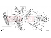 HONDA Africa Twin Adv. Sport ES CRF1100A4M 2021 F-33 REAR CUSHION