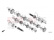 HONDA Africa Twin Adv. Sport ES CRF1100A4M 2021 E-17 TRANSMISSION