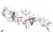 HONDA Africa Twin Adv. Sport ES CRF1100A4M 2021 F-45-1 MIDDLE COWL