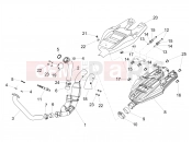 APRILIA Dorsoduro 900 ABS (USA) Exhaust pipe
