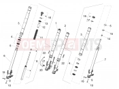 APRILIA Dorsoduro 900 ABS (USA) Front fork Kayaba