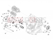 APRILIA Dorsoduro 900 ABS (USA) Gear box / Selector / Shift cam