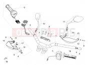 APRILIA Dorsoduro 900 ABS (USA) Handlebar - Controls