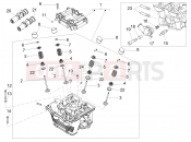 APRILIA RS 125 4T ABS Cylinder head - valves