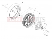APRILIA RS 125 4T ABS Replica (APAC) Front wheel