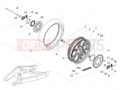 APRILIA RS 125 4T ABS Replica (APAC) Rear wheel