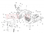 APRILIA RSV4 1000 RR ABS (APAC) Front mudguard-Pillar