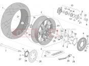 APRILIA RSV4 1000 RR ABS (APAC) Rear wheel