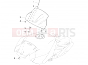 APRILIA RSV4 1000 RR ABS (APAC) Tank cover