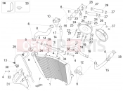 APRILIA RSV4 1100 Racing Factory ABS (APAC) Cooling system
