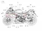 APRILIA RSV4 1100 Racing Factory ABS (APAC) Decal