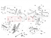 APRILIA RSV4 1100 Racing Factory ABS (APAC) Foot rests