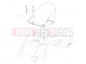 APRILIA RSV4 1100 Racing Factory ABS (APAC) Rear mudguard