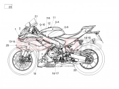APRILIA RSV4 1100 Factory ABS (APAC) Decal
