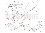 APRILIA RSV4 1100 Factory ABS (APAC) Front fairing