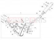 APRILIA SX 50 Factory Exhaust pipe