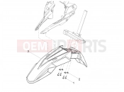 APRILIA SX 50 Factory Front mudguard-Pillar