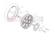 APRILIA SX 50 Factory Front wheel